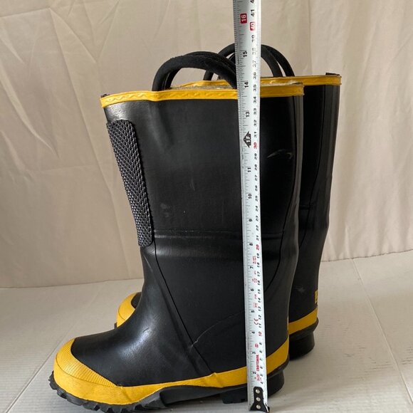 Fire Fighter Steel Toe Rubber Boots Sz 8 Made in Canada 14"High 2000 Edition NOS - Picture 11 of 11